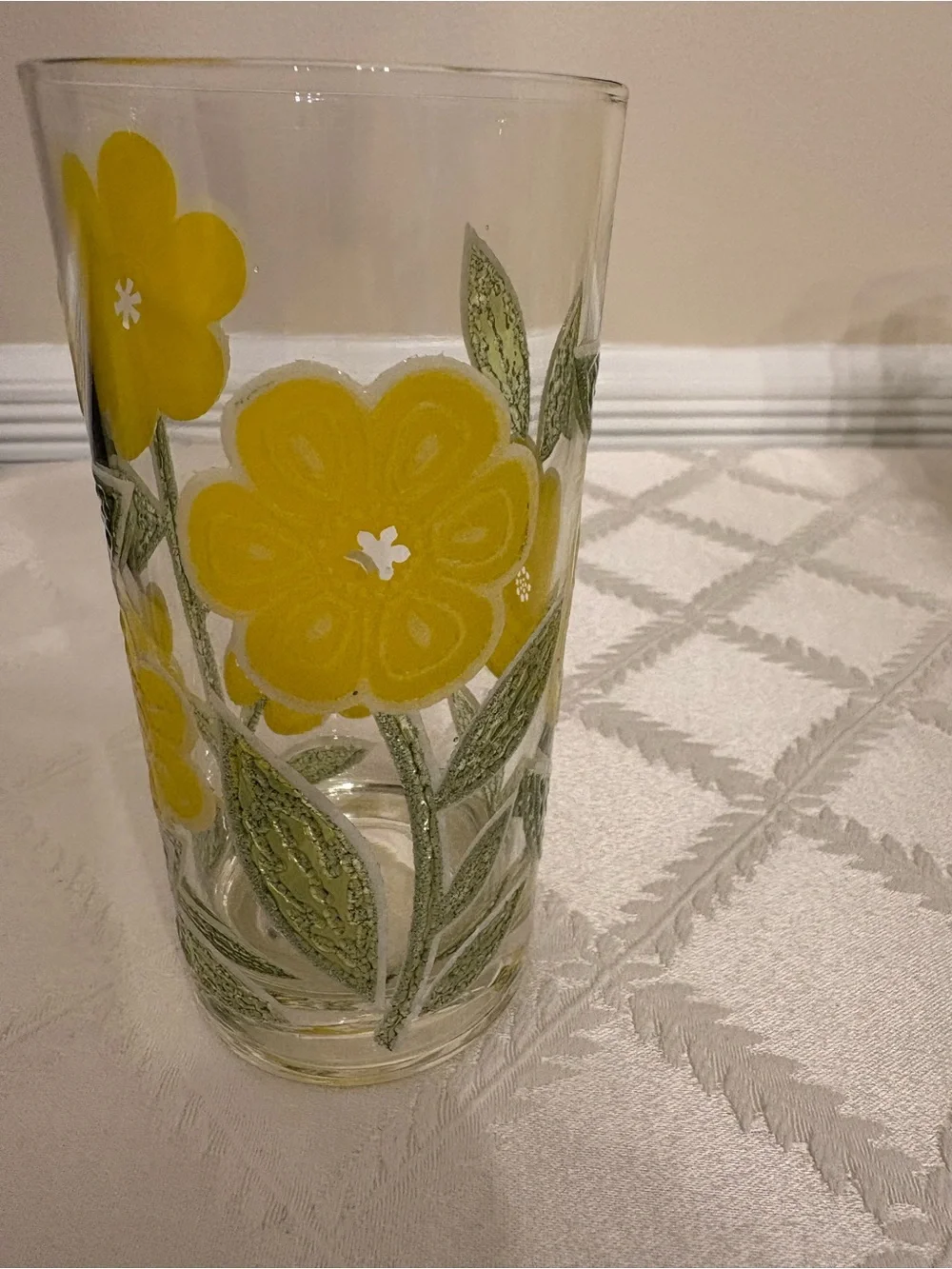 Culver “Petite Fleur” Highball Glasses Set of 8